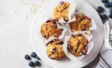 Yaban mersinli enfes muffin tarifi... 5 çayının yeni yıldızı!