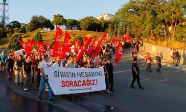 Sivas Katliamı'nın 31. yılında TKP'den anma yürüyüşü