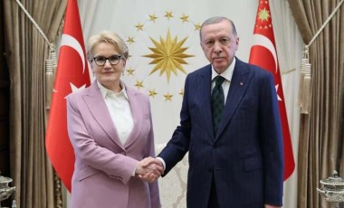 Son dakika... Saray'da sürpriz görüşme: Erdoğan ve Akşener bir araya geldi