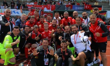 Ampute Milli Futbol Takımı, Almanya'yı farklı geçti: Adını yarı finale yazdırdı!