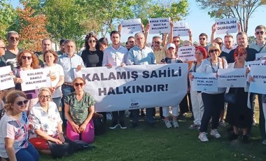 Kadıköy halkı 'Betonlaşmaya hayır' dedi: 'Kalamış Sahili halkındır!'