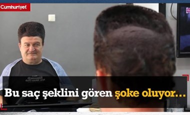 Eskişehirli yurttaş saçlarına kalpak şekli verdiriyor: Her gün böyle bakımlı gezmeyi seviyorum...