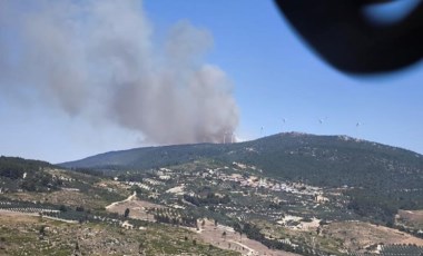 Soma’da orman yangını!