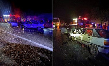 Isparta’da iki otomobil kafa kafaya çarpıştı: 3 ölü, 10 yaralı