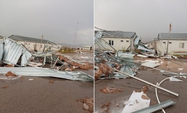 Fırtına ve sağanak Gümüşhane'yi vurdu! Çatılar uçtu, tarım arazileri zarar gördü