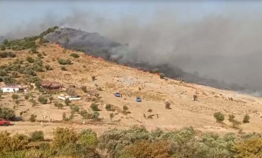 Askeri bölgede başlayan yangın ormana sıçradı: Tahliye kararı!