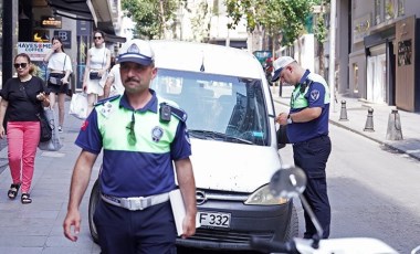 Şişli'de kaldırımları işgal eden 60 araca ceza yağdı