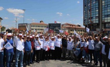 İşçiler BBP’li Başkanı protesto etti