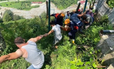 Rize'de teleferiğe çay yüklediği sırada elektrik akımına kapılan kişi hayatanı kaybetti