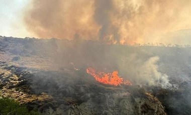 Şarköy’de otluk alanda yangın