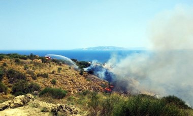 Şarköy’de yangın: 35 dönüm zeytinlik ile 600 dönüm tarım alanı zarar gördü