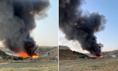 Ankara'da çöp toplama alanında yangın: Söndürme çalışmaları sürüyor