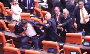 Meclis'te 'hırsızsınız' kavgası: AKP'liler DEM Parti milletvekiline saldırdı