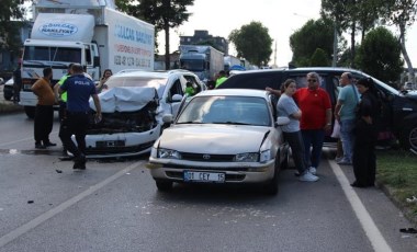 Samsun-Ordu karayolunda 5 araç birbirine girdi!