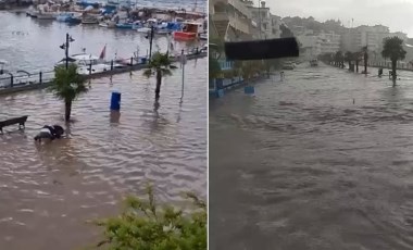 Bursa'yı sağanak vurdu... Yollar göle döndü