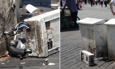 İzmir'den sonra ihmaller sürüyor: Taksim’de trafo tehlike saçtı