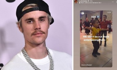 Justin Bieber, düğünde oynayan Osmaniyeli çocuğu paylaştı