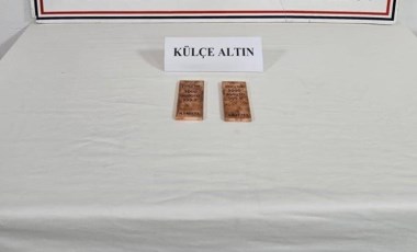 2 kilogram külçe altın ele geçirildi: 1 gözaltı