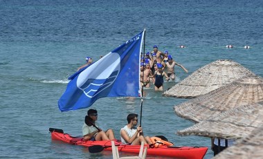 Çanakkale plajlarında bu sene de mavi bayrak dalgalanıyor