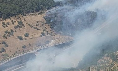 İzmir’de orman yangını: Tüneller trafiğe kapandı!