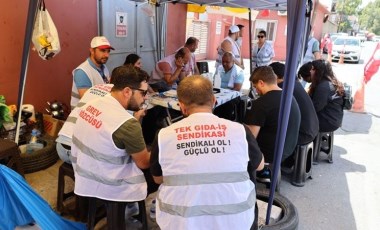 İzmir'de zeytinyağı fabrikası işçileri 23 gündür grevde