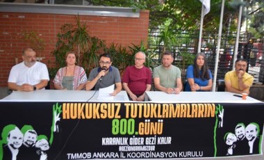 Gezi davası... TMMOB: 'Hukuksuz tutuklama kararının üzerinden 800 gün geçti'