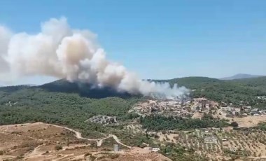 Çeşme ve Urla’da orman yangını