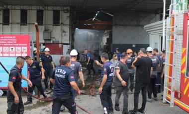 Aydın’da fabrika yangını... 9 kişi dumandan etkilendi