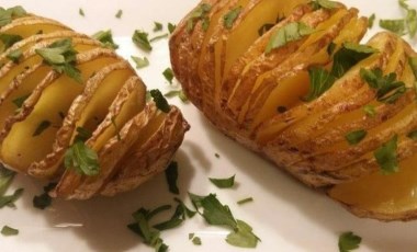 Şık ve lezzetli: Hasselback patates tarifi