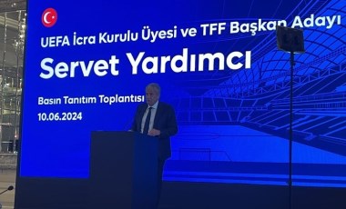 Servet Yardımcı, TFF başkan adaylığı başvuru dosyasını teslim etti