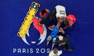 Minderden sedyeyle çıkarıldı: Paris 2024 Olimpiyat Oyunları'nda korkutan anlar!