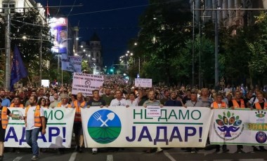 Sırbistan'da lityum çıkarma projesine yönelik protesto