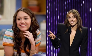 'Hanna Montana' karakteri ile şöhreti yakalayan Miley Cyrus Disney'in 'en genç efsane'si oldu!