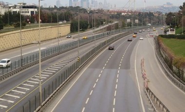 İstanbul’da boş yolda, ’yol vermedin’ kavgası