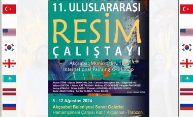 Akçaabat Belediyesi 11. Uluslararası Resim Çalıştayı Başlıyor