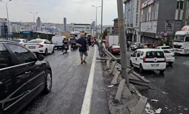 D-100'de kaza! Ankara yönü trafiğe kapatıldı!