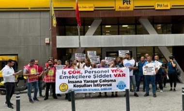 PTT emekçilerinden protesto: ‘Gündemimiz personel eksikliği’