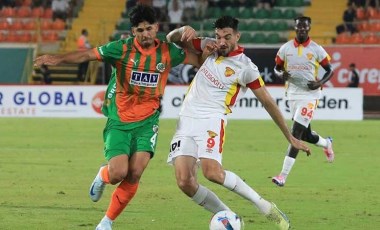 Alanya'da kazanan çıkmadı! Alanyaspor 1-1 Göztepe