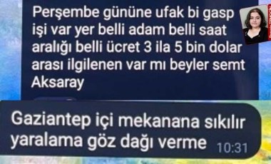 Sosyal medyada silah sıkma, mekân basma işleri için çeteler oluştu