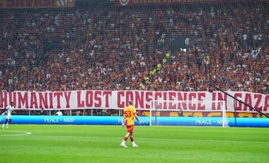 Galatasaraylı taraftarlardan Filistin'e destek!