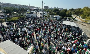 TAG sürücülerinden 'UKOME' protestosu