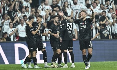 Dolmabahçe'de farklı kazandı: Beşiktaş, UEFA Avrupa Ligi gruplarına kaldı! Beşiktaş 5-1 Lugano