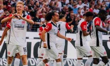 Eintracht Frankfurt sahasında 3 golle kazandı