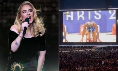 Adele, Paris Olimpiyatları'nı izlemek için konserini durdurdu