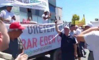 Antep fıstığı üreticilerinden 'düşük fiyat' eylemi; havaya ateş açtı