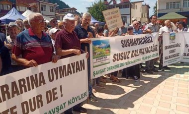 Artvin'de 'Hanlı HES Projesi' için yeniden keşif kararına yöre halkı tepki gösterdİ