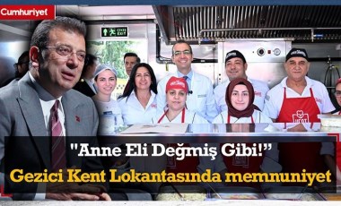 Şişli Belediyesi'nin 'Gezici Kent Lokantasına' yurttaşlardan yoğun ilgi