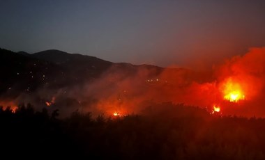 Milas’ta orman yangını sürüyor: MSB 5 helikopter görevlendirdi!