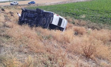 Öğretmen servisi şarampole devrildi: 10 yaralı