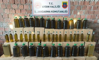 Kargo minibüsünde 3 bin 980 litre 'sahte zeytinyağı' ele geçirildi